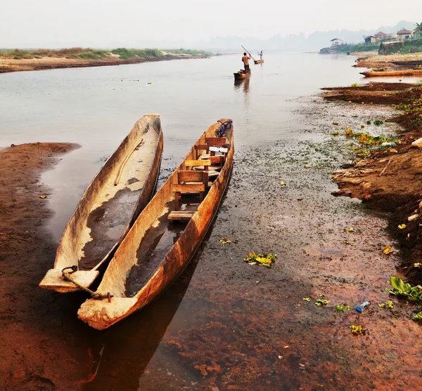 Canoa en Chitwan, Nepal — Foto de Stock