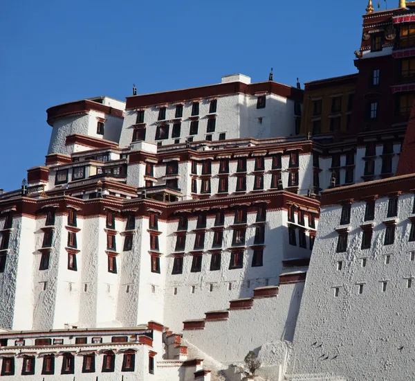 Tempel van de Potala in lhasa, tibet — Stockfoto
