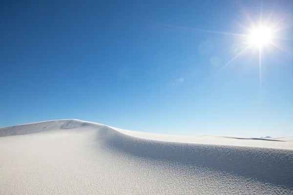 Witte woestijn — Stockfoto
