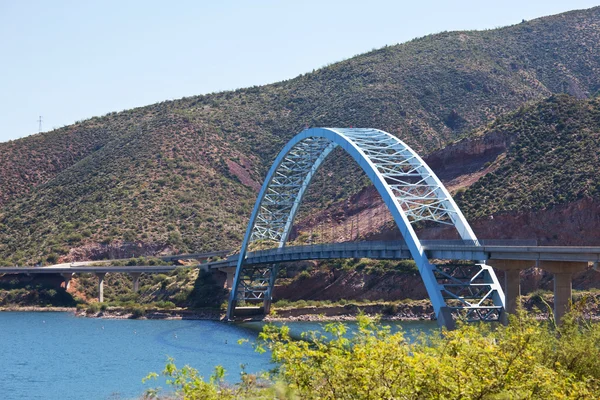 Мост через реку Гиву — стоковое фото