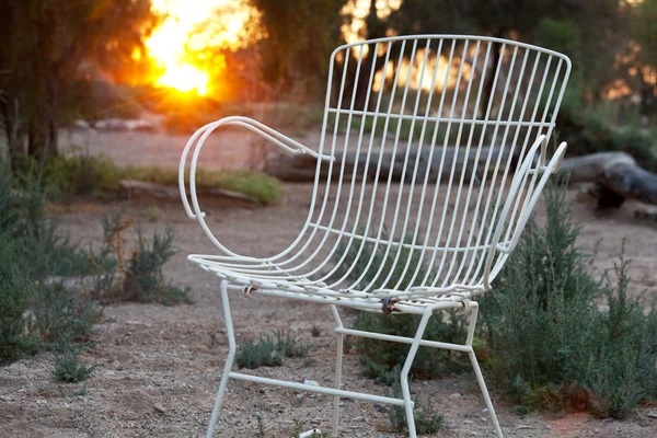 Židle v zahradě — Stock fotografie