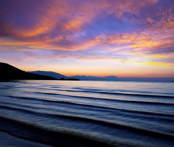 Zachód Słońca Morskiego — Zdjęcie stockowe