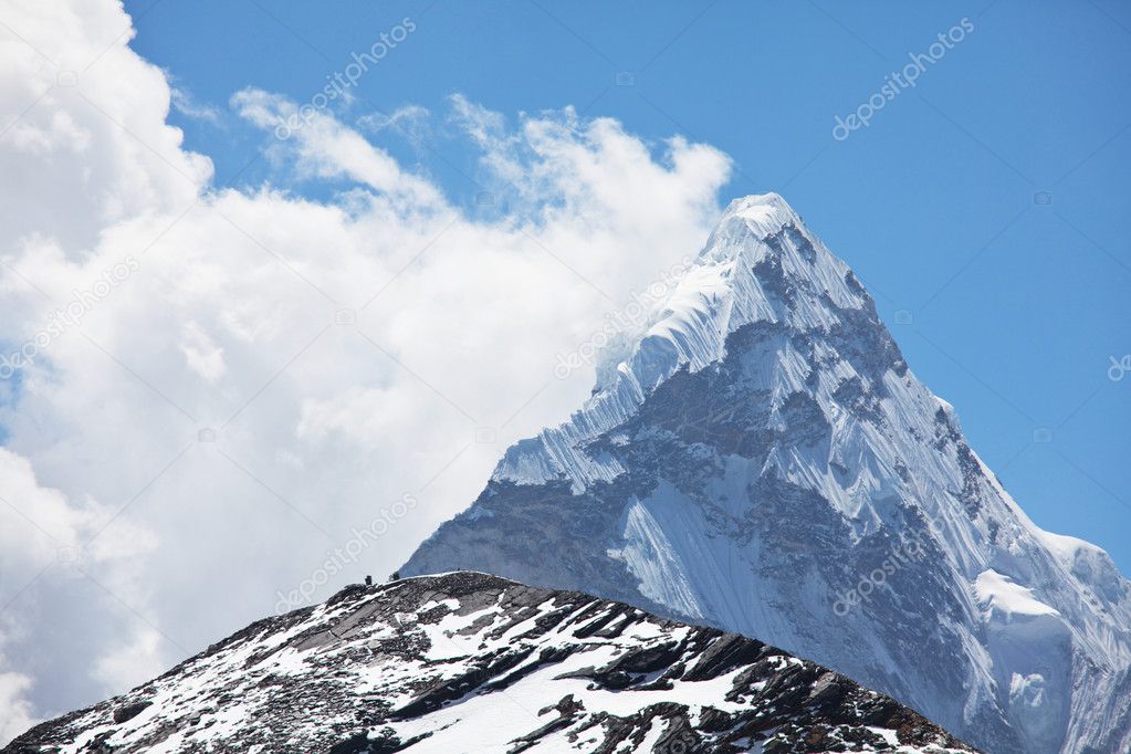 High mountains in Nepal