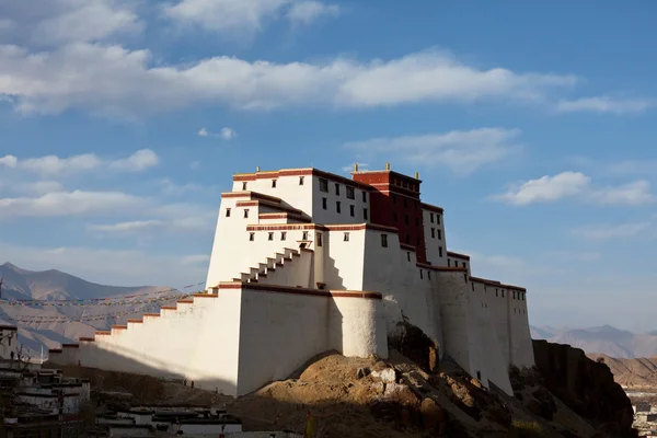 stock image Ancient tibetan fortress in Gyantse, Tibet