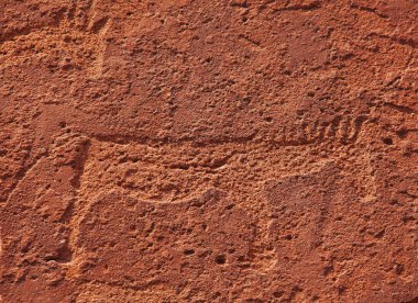 Petroglyph texture clipart