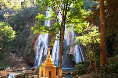 Waterfall in Myanmar clipart