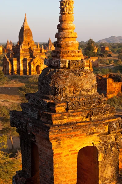 Gün batımında Bagan Myanmar — Stok fotoğraf
