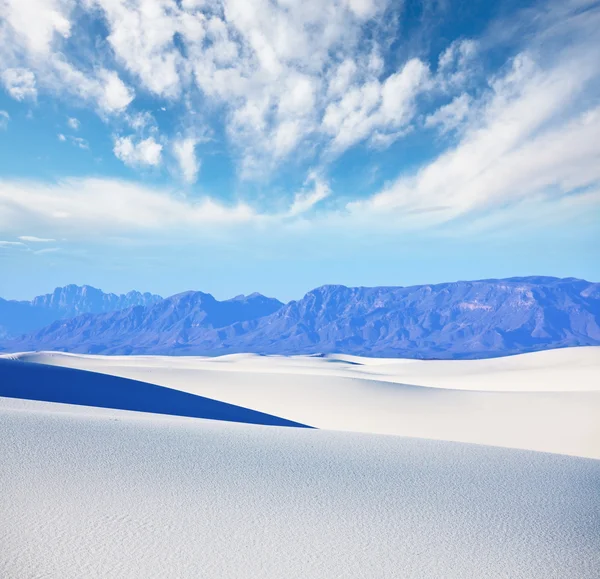 Witte woestijn — Stockfoto