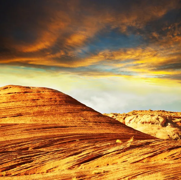 日没の崖 — ストック写真