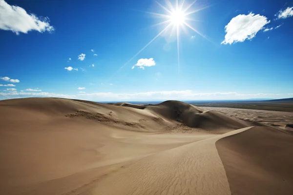 Піщана пустеля — стокове фото