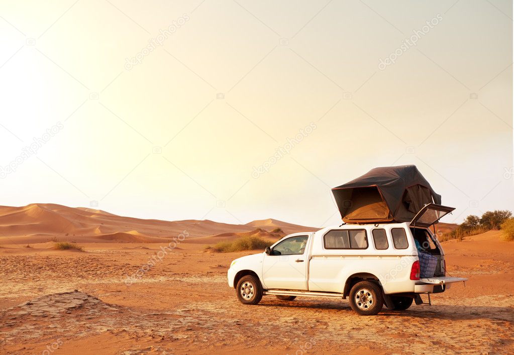 Jeep in expedition