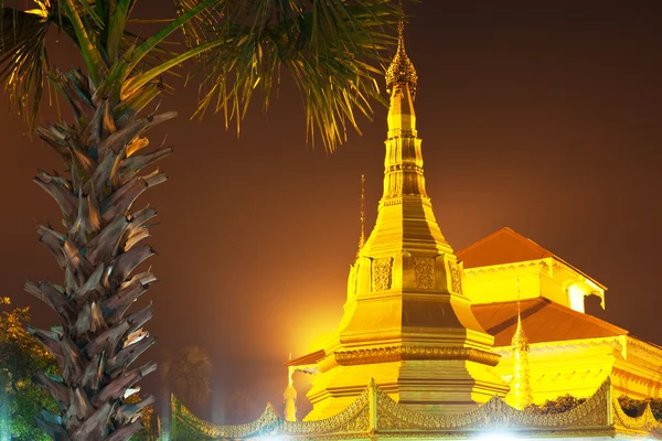 Pagoda v noci — Stock fotografie