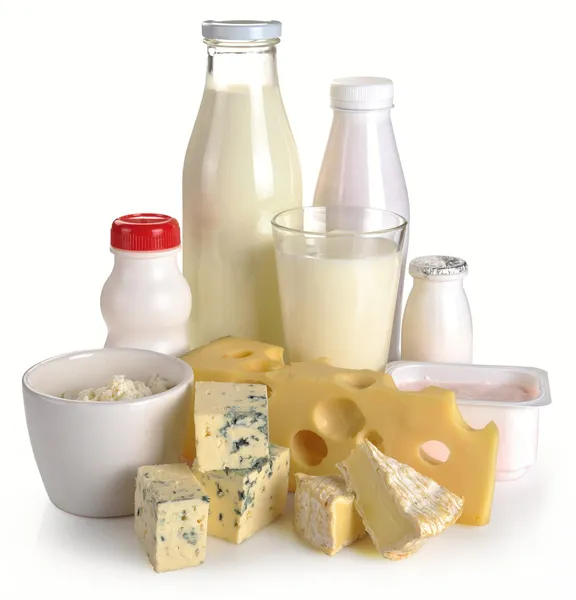 Молочные продукты Лицензионные Стоковые Фото