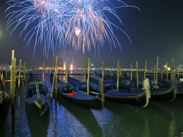 stock image New Year's salute in Venice