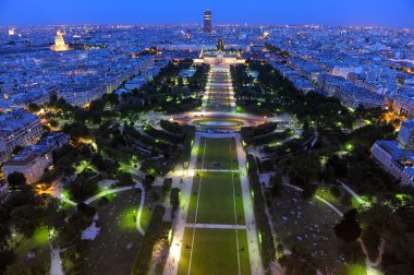 Night view of the Campo Marzio clipart