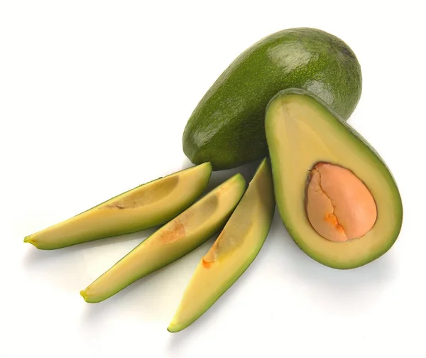 Ripe sliced avocado — Stock Photo, Image