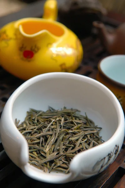 Chá verde chinês — Fotografia de Stock