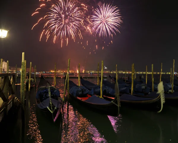 stock image New Year's salute in Venice