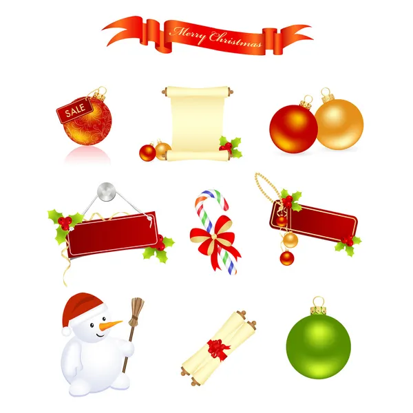 Éléments de Noël — Image vectorielle
