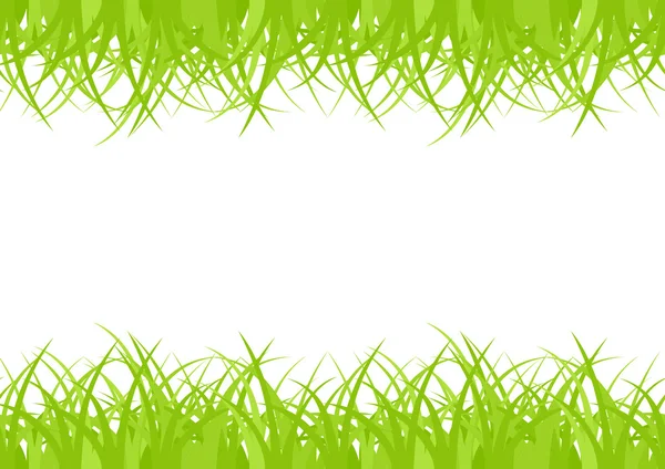 Hierba verde sin costuras — Vector de stock