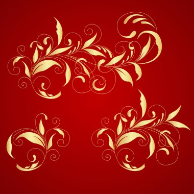 Red background clipart