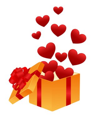 Gift of love clipart