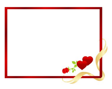 Valentine frame clipart