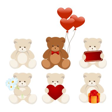 Teddy bears clipart