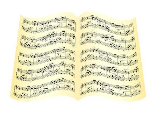 Музыкальная композиция — стоковый вектор