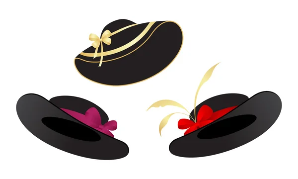 Trois bonnets — Image vectorielle