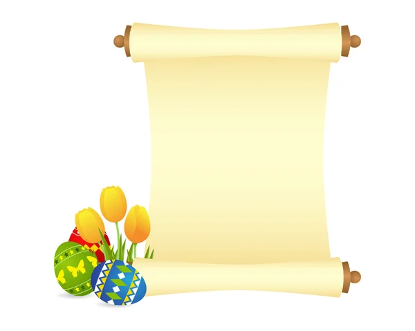 Easter manuscript — Stock Vector