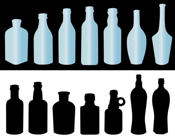 Folyékony üveg — Stock Vector