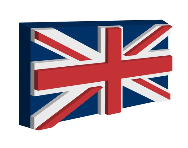La bandiera inglese — Vettoriale Stock