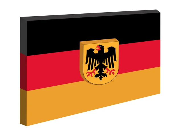 Emblema nacional de Alemania — Vector de stock