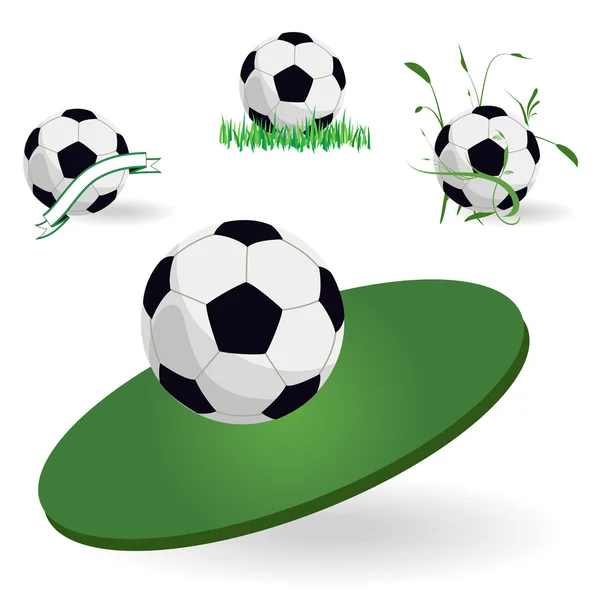 Emblem of football — Stock Vector