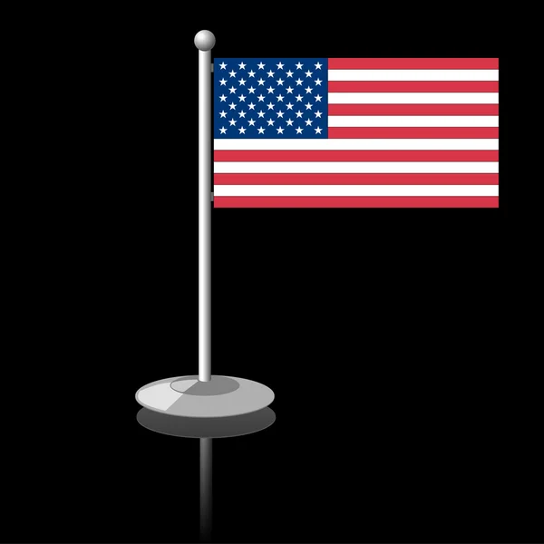 Bandeira os EUA — Vetor de Stock
