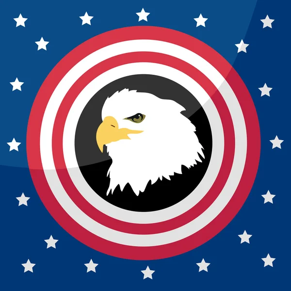 Орел как символ Америки — стоковый вектор