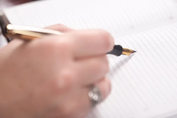 Dokument och penna — Stockfoto
