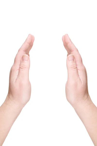Zwei weibliche Handflächen — Stockfoto