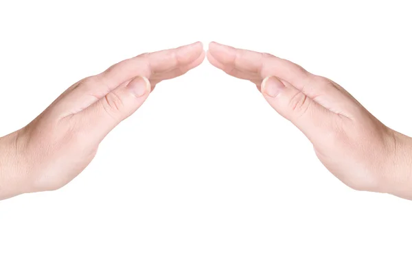 Duas palmas femininas — Fotografia de Stock