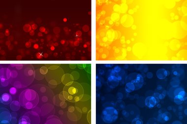 Set of backgrounds clipart