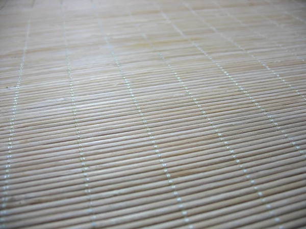 Macro Shot Una Nuova Texture Tappetino Bambù — Foto Stock