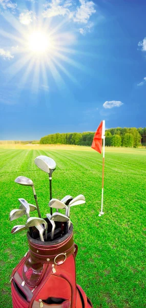 Golfspiel. — Stockfoto