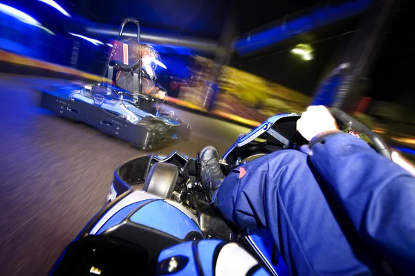 Go-cart in pursuit — Stock Photo, Image