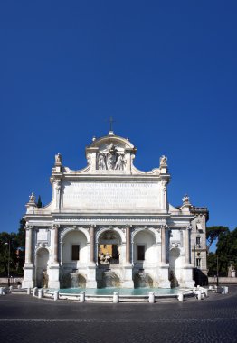 XXXL stitched image of the Fontana dell' Acqua Paola, dedicated to Pope Paulus Quintus clipart