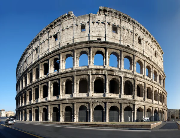 Coliseo Hito Fama Mundial Roma Italia Xxxl Imagen Panorámica —  Fotos de Stock