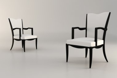studio 3D koltuk, render