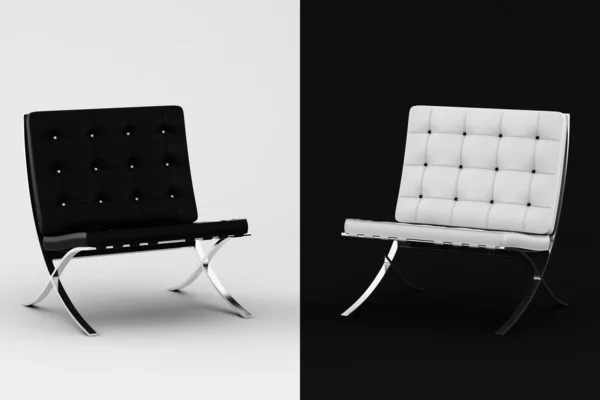 3 d の肘掛け椅子、スタジオ撮影 — ストック写真