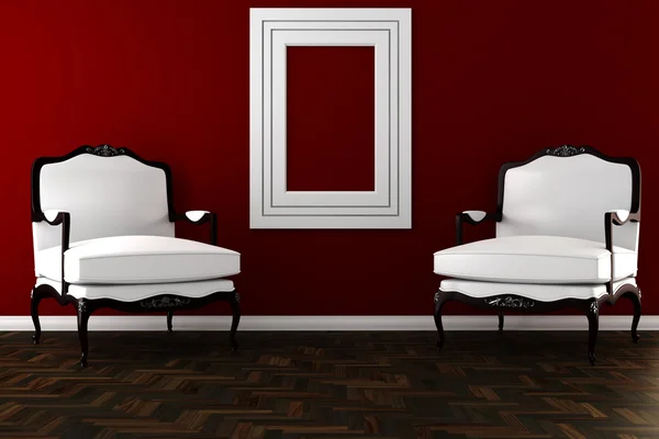 3d 원형 회의실, 흰색 절연 — 스톡 사진
