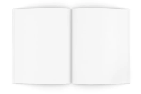 3d книги со страницами, изолированные по белому — стоковое фото